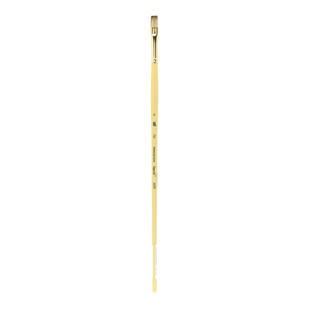 Pennello piatto PRINCETON Imperial Synthetic Mongoose manico lungo – immagine 4
