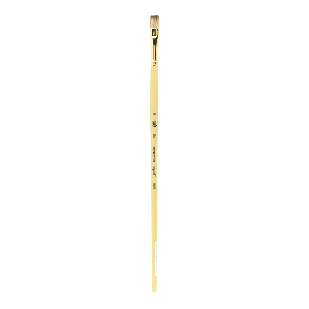 Pennello piatto PRINCETON Imperial Synthetic Mongoose manico lungo – immagine 5