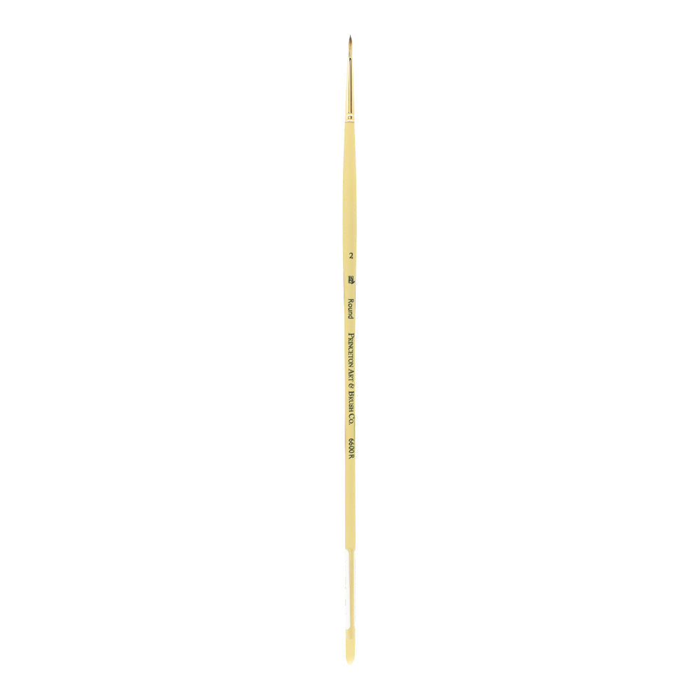 Pennello tondo per pittura a olio PRINCETON Imperial sintetico mongoose con manico lungo – 2