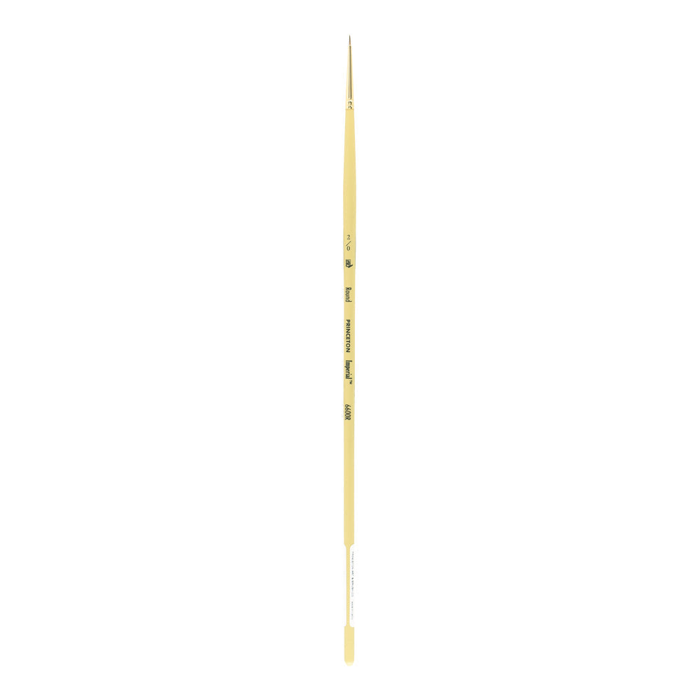 Pennello tondo per pittura a olio PRINCETON Imperial sintetico mongoose con manico lungo – 2/0