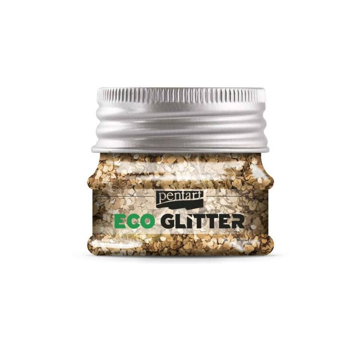 Glitter naturali confetti 15g Pentart | scegli un colore - rosato oro
