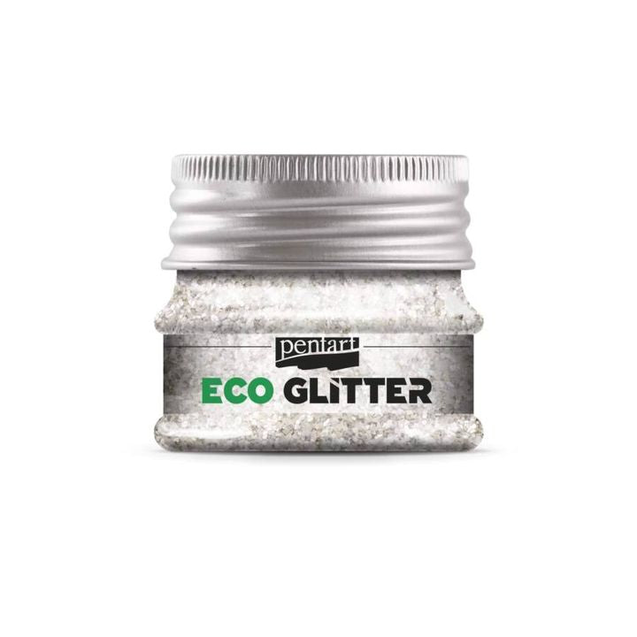 Pentart 15g con glitter naturali fini | scegli un colore - argento