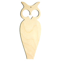Prodotti in legno per decoupage - gufo segnalibro