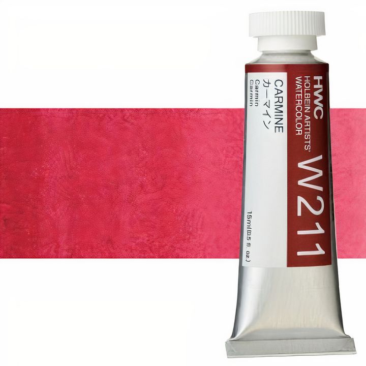 Colori ad acquarello professionali Holbein Artists 15 ml – carminio
