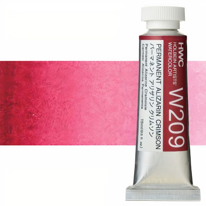 Colori ad acquarello professionali Holbein Artists 15 ml – alizarina cremisi permanente
