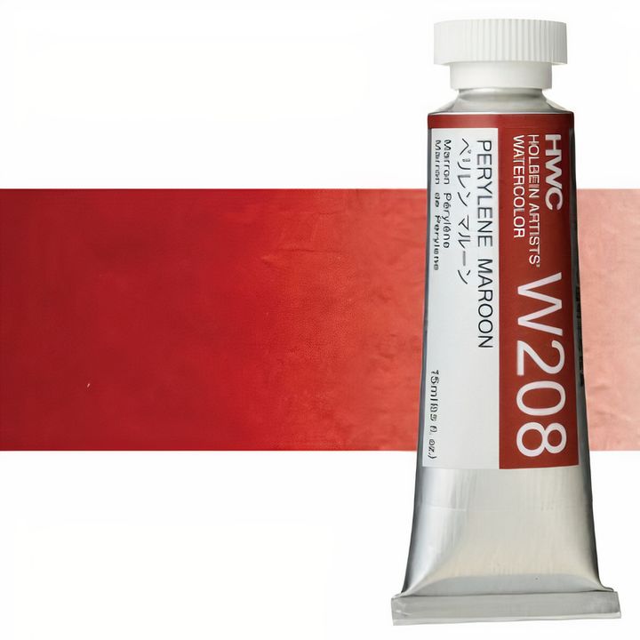 Colori ad acquarello professionali Holbein Artists 15 ml – perilene castano