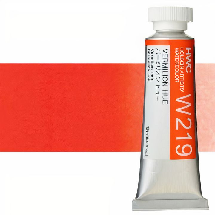 Colori ad acquarello professionali Holbein Artists 15 ml – vermiglio hue