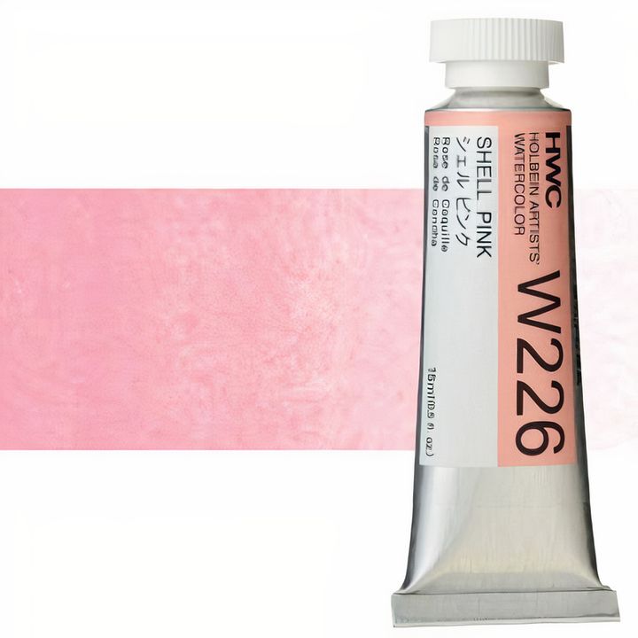Colori ad acquarello professionali Holbein Artists 15 ml – rosa shell