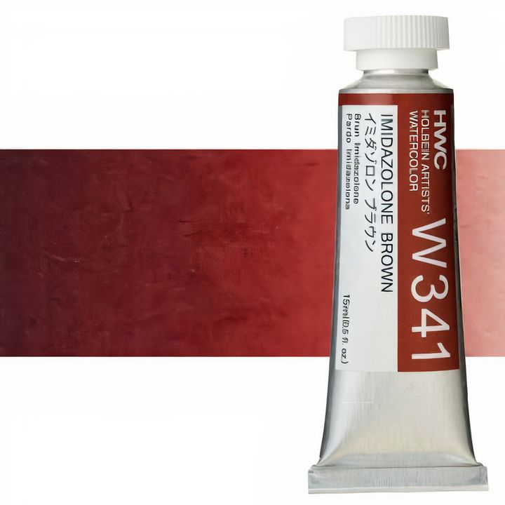 Colori ad acquarello professionali Holbein Artists 15 ml – marrone imidazolone