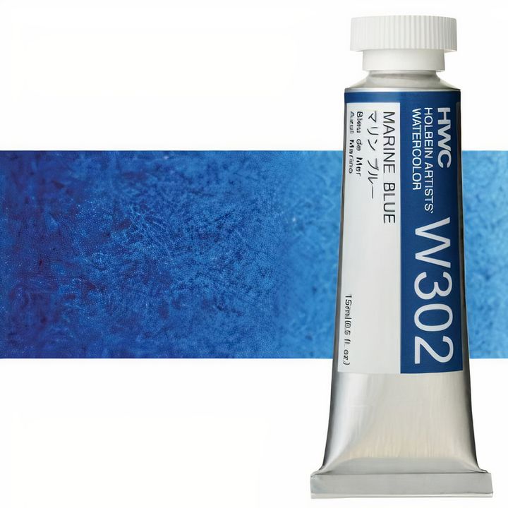 Colori ad acquarello professionali Holbein Artists 15 ml – blu marino