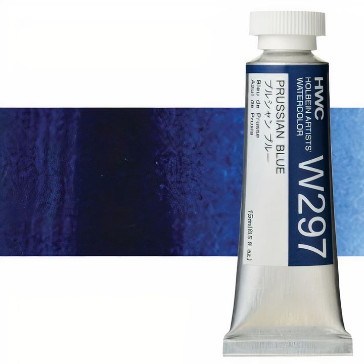 Colori ad acquarello professionali Holbein Artists 15 ml – blu di Prussia