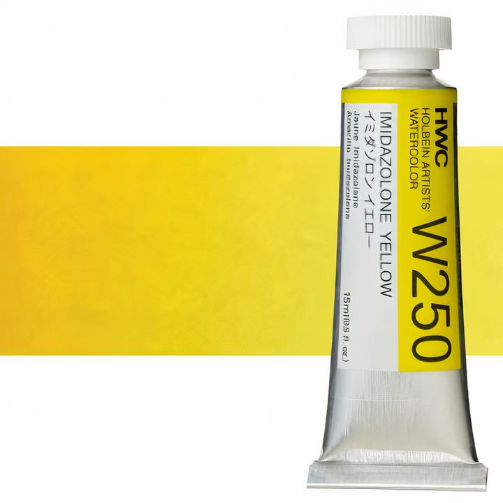 Colori ad acquarello professionali Holbein Artists 15 ml – giallo imidazolone