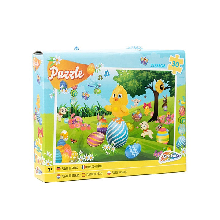 Puzzle di Pasqua per bambini - pollo