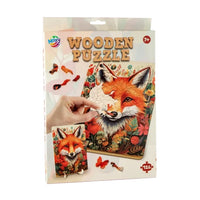 Puzzle in legno Fox - 130 pezzi Forme uniche di MOXY