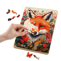 Puzzle in legno Fox - 130 pezzi Forme uniche di MOXY