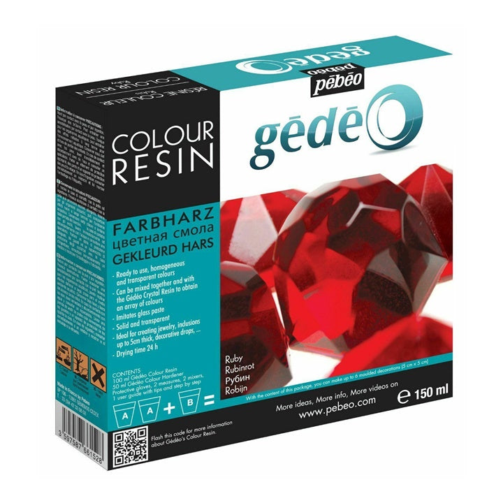 Resina cristallina in colore Pebeo Gedeo 150 ml | colori diversi