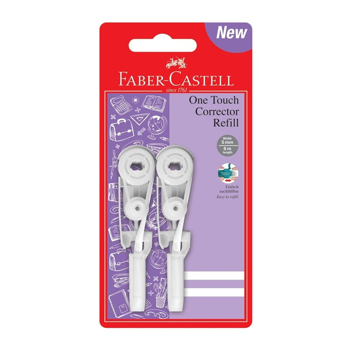 Riempimento di ricambio per correttore Faber-Castell - 2 pezzi
