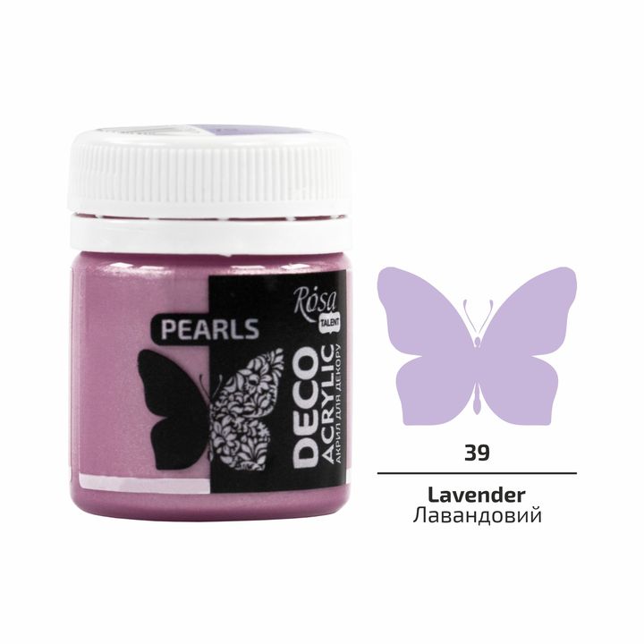 ROSA TALENT Vernice decorativa acrilica perlata 20 ml | Varie tonalità