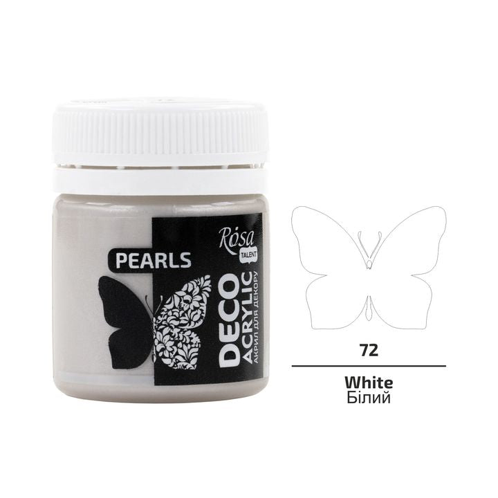 ROSA TALENT Vernice decorativa acrilica perlata 20 ml | Varie tonalità