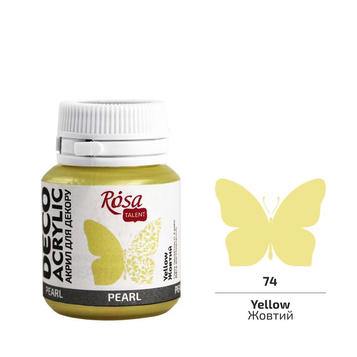 ROSA TALENT Vernice decorativa acrilica perlata 20 ml | Varie tonalità