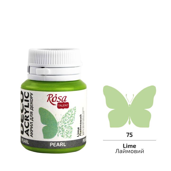 ROSA TALENT Vernice decorativa acrilica perlata 20 ml | Varie tonalità