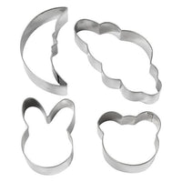 Set di 4 pezzi – luna, nuvola, gatto, coniglio