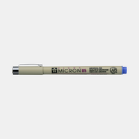 Sakura Pigma Micron 05 fineliner 0,45 mm – set da 6 colori – Blu