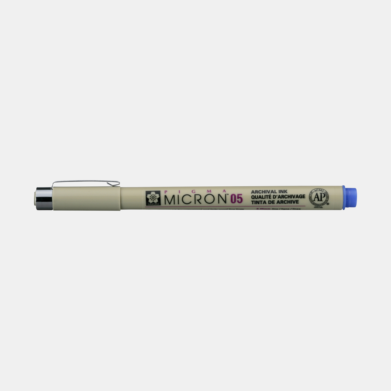 Sakura Pigma Micron 05 fineliner 0,45 mm – set da 6 colori – Blu