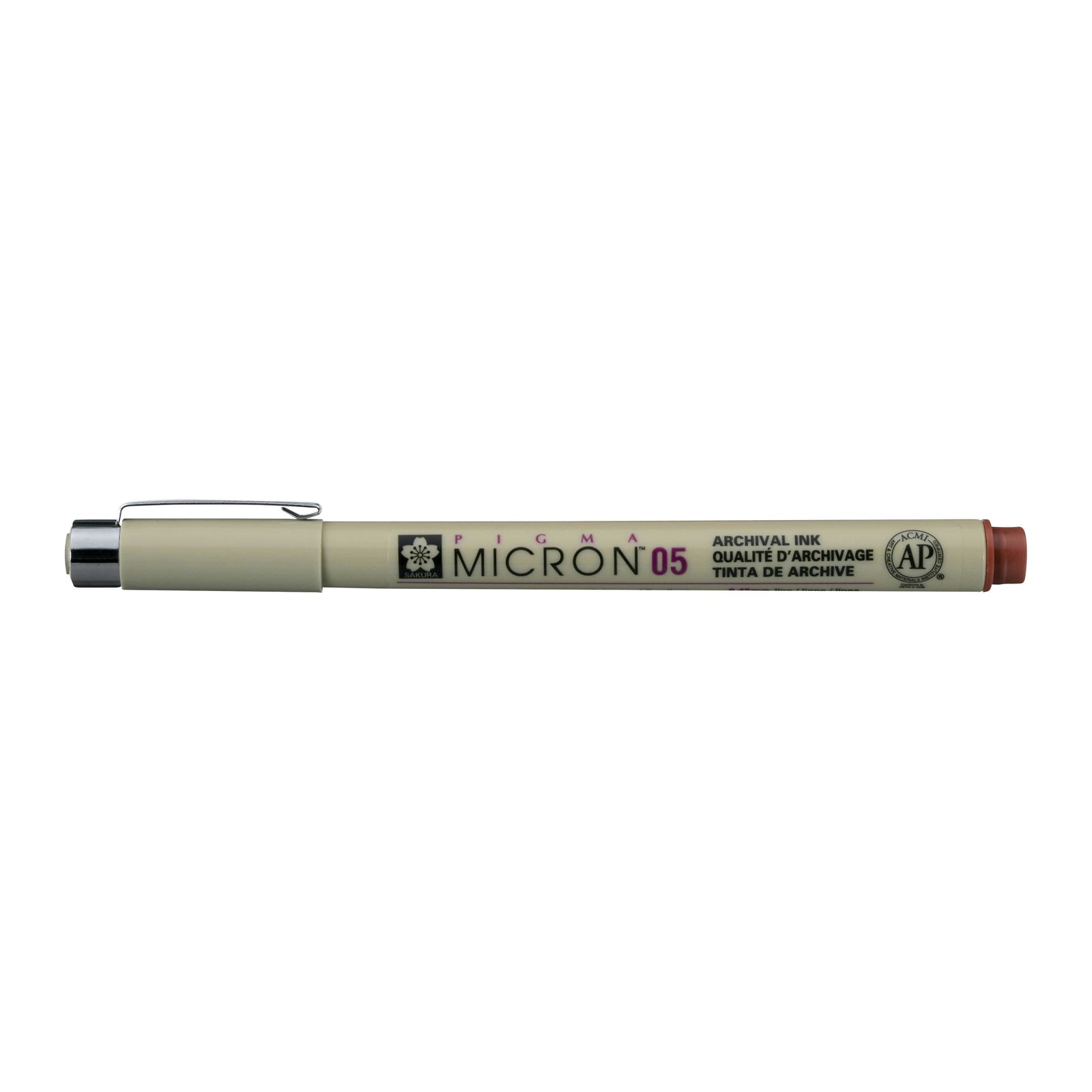 Sakura Pigma Micron 05 fineliner 0,45 mm – set da 6 colori – Marrone