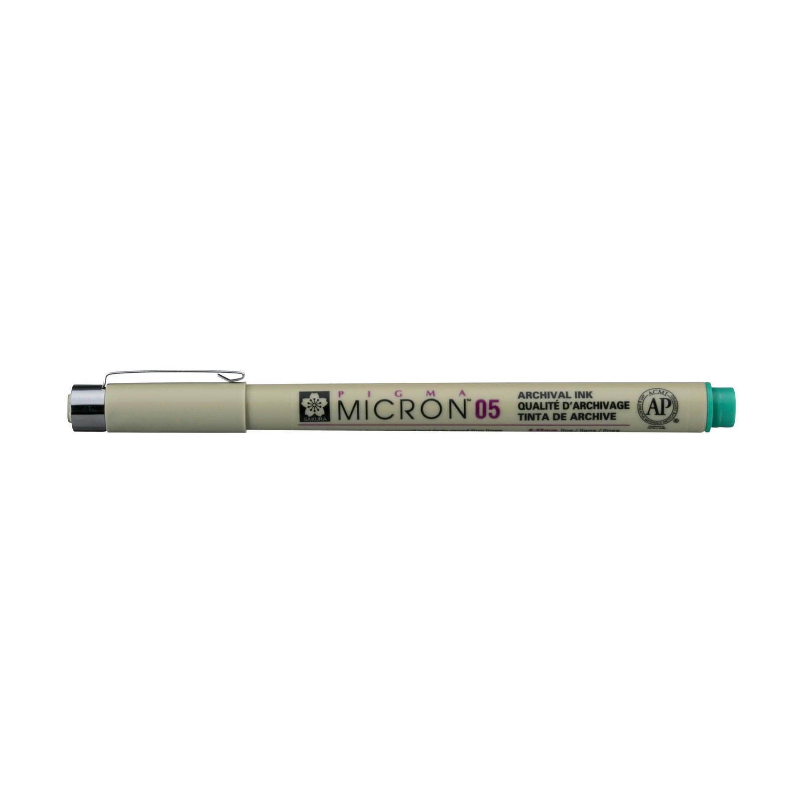 Sakura Pigma Micron 05 fineliner 0,45 mm – set da 6 colori – Verde