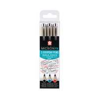 SAKURA Pigma Micron PN fineliner set 3 pz - Black, Blue, Red