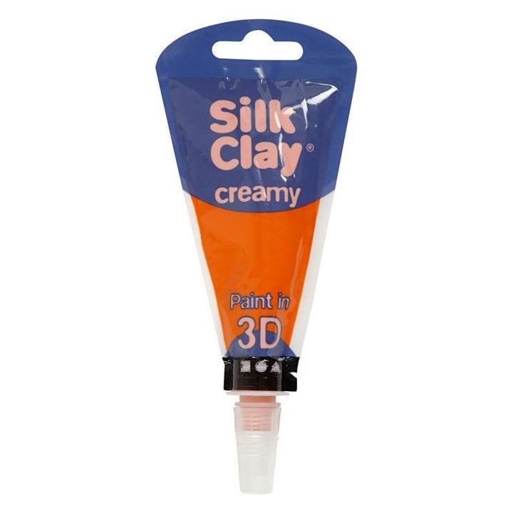 Crema autoindurente Silk Clay 3D – orange