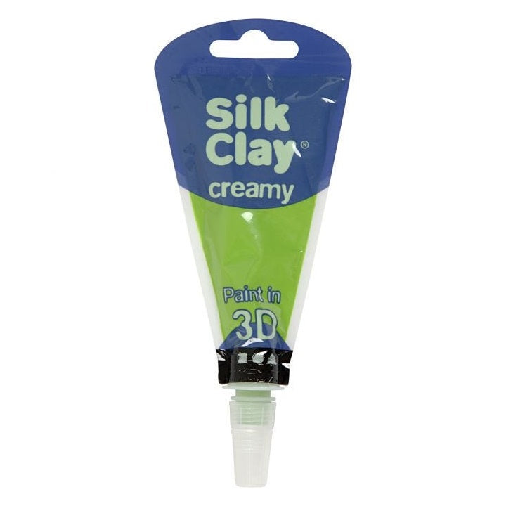 Crema autoindurente Silk Clay 3D – light green