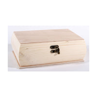 Scatola in legno Pentart con lati arrotondati, 22 x 16 x 8,5 cm