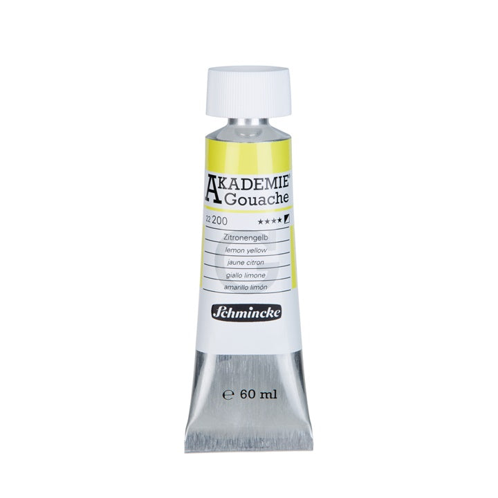 Colori a guazzo Schmincke Akademie in tubetto 60 ml – 200 giallo limone