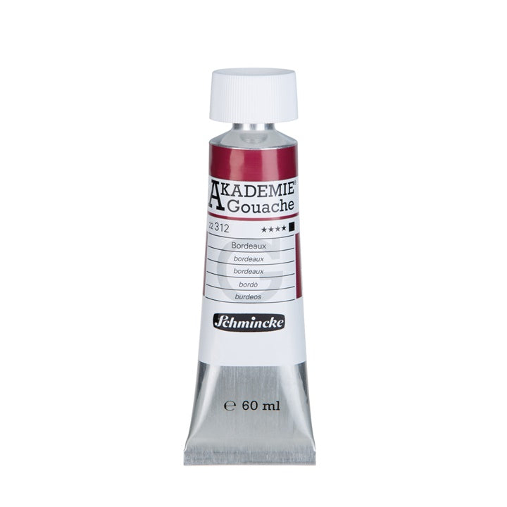 Colori a guazzo Schmincke Akademie in tubetto 60 ml – 312 bordeaux