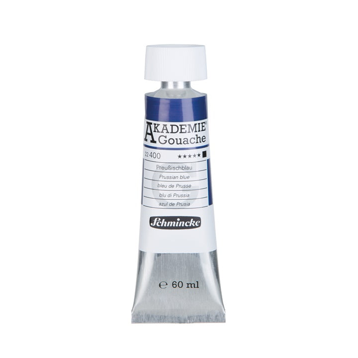 Colori a guazzo Schmincke Akademie in tubetto 60 ml – 400 blu di Prussia
