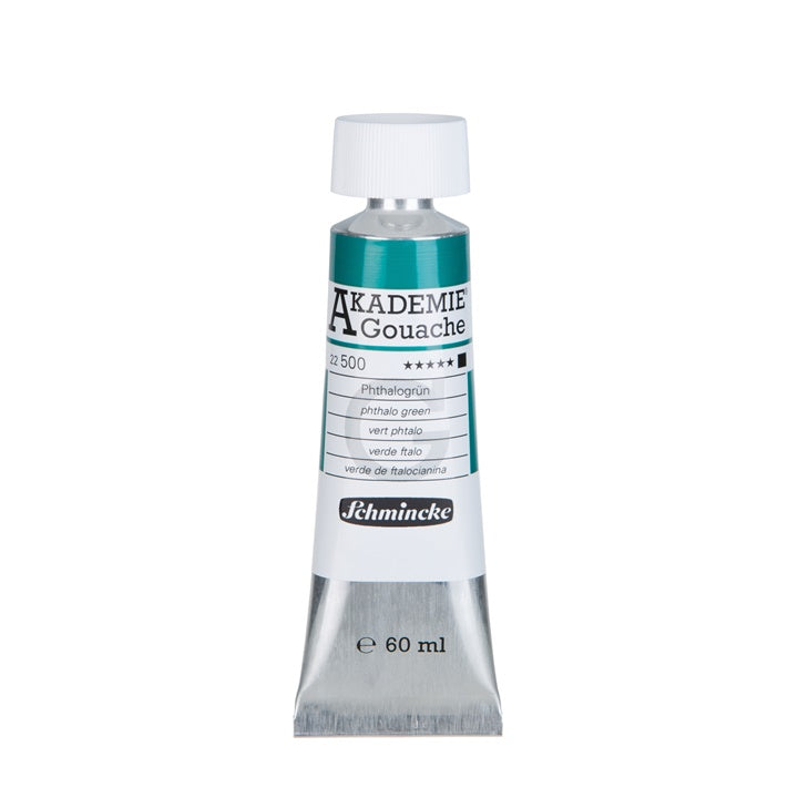 Colori a guazzo Schmincke Akademie in tubetto 60 ml – 500 verde ftalo
