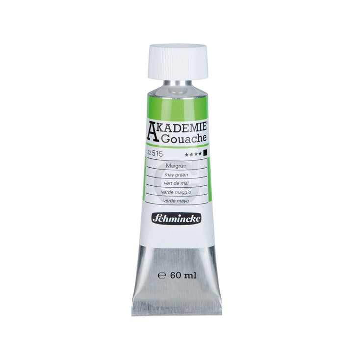 Colori a guazzo Schmincke Akademie in tubetto 60 ml – 515 verde maggio