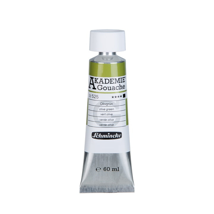 Colori a guazzo Schmincke Akademie in tubetto 60 ml – 525 verde oliva