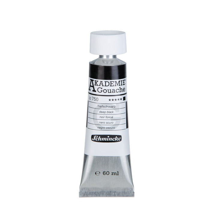 Colori a guazzo Schmincke Akademie in tubetto 60 ml – 750 nero profondo