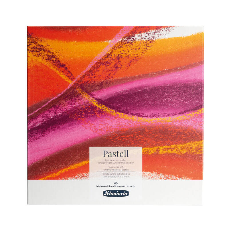 Schmincke set di pastelli in scatola di cartone, 45 pz, colori assortiti
