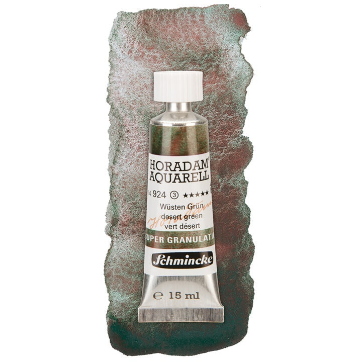 Colori ad acquarello Schmincke Horadam in tubetto 15 ml – 924 verde deserto