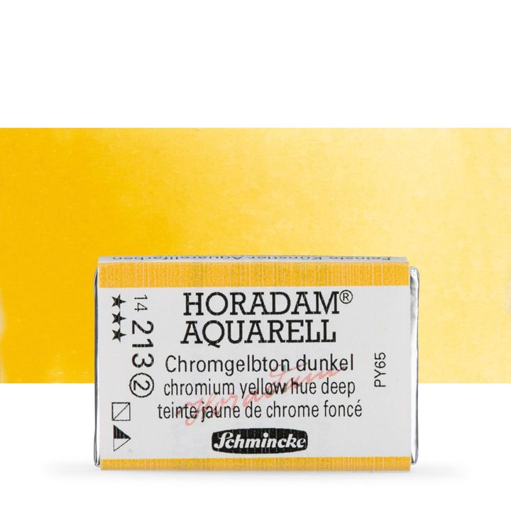 HORADAM® AQUARELL Vernici per acquerello – 213 Chromium Yellow Hue Deep