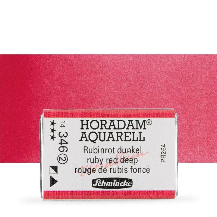 HORADAM® AQUARELL Vernici per acquerello – 346 Ruby Red Deep