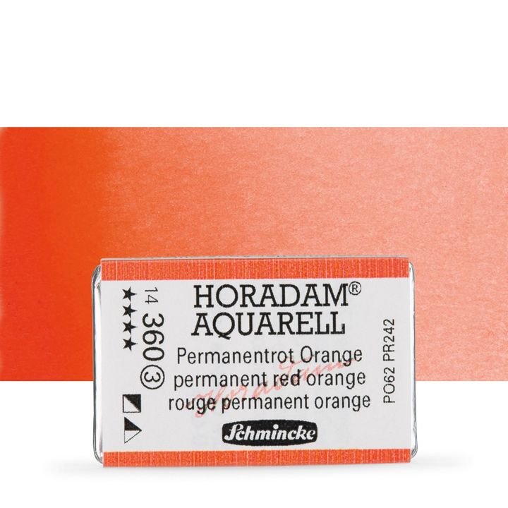 HORADAM® AQUARELL Vernici per acquerello – 360 Permanent Red Orange