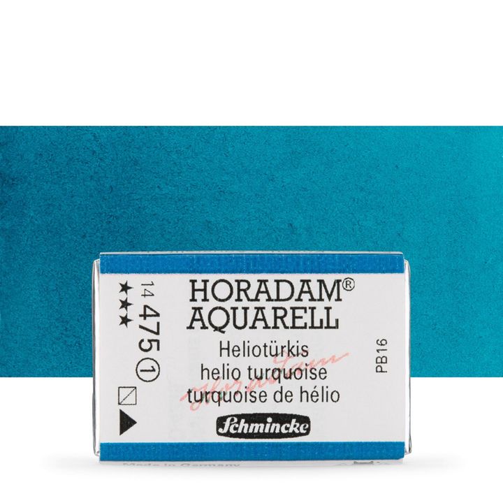 HORADAM® AQUARELL Vernici per acquerello – 475 Helio Turquoise