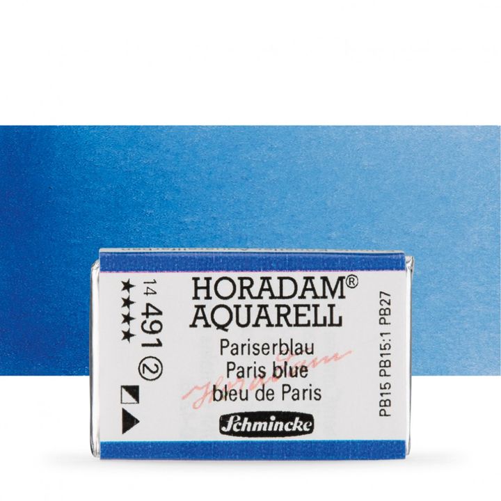 HORADAM® AQUARELL Vernici per acquerello – 491 Paris Blue