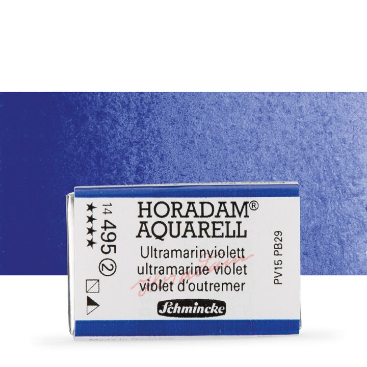 HORADAM® AQUARELL Vernici per acquerello – 495 Ultramarine Violet