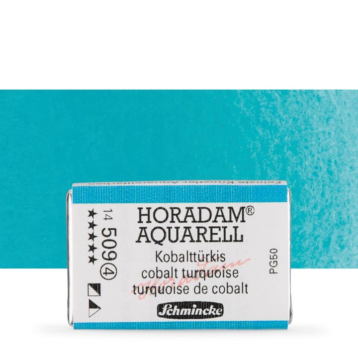 HORADAM® AQUARELL Vernici per acquerello – 509 Cobalt Turquoise